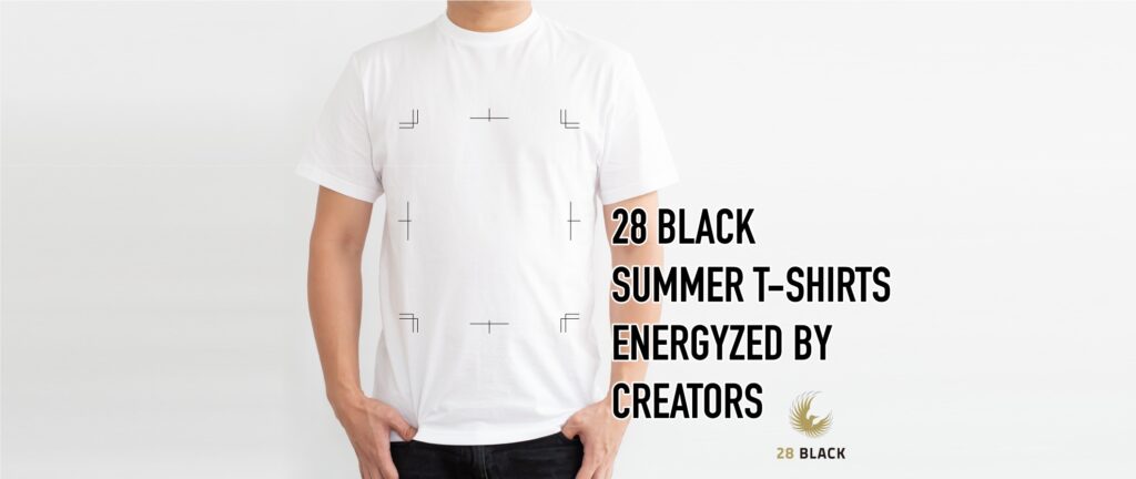 28 BLACK SUMMER T-SHIRTS ENERGIZED BY CREATORS