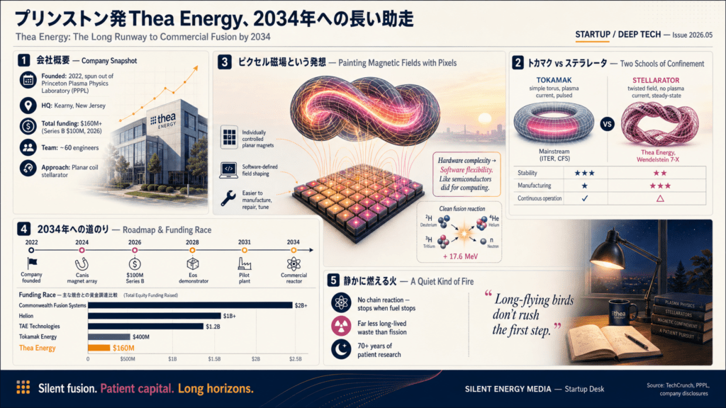 プリンストン大学発Thea Energyのロードマップ